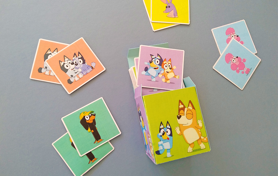 Bluey memory box craft