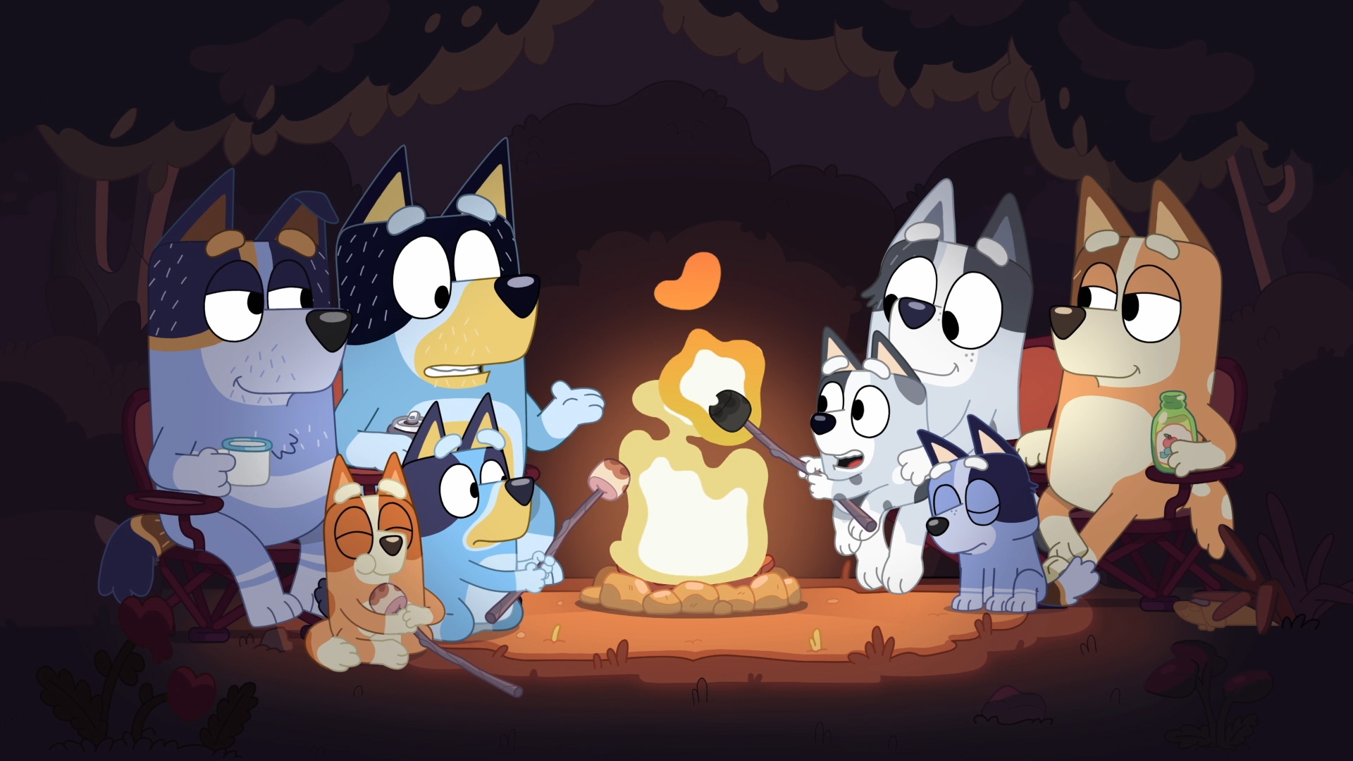 camping trip bluey episode