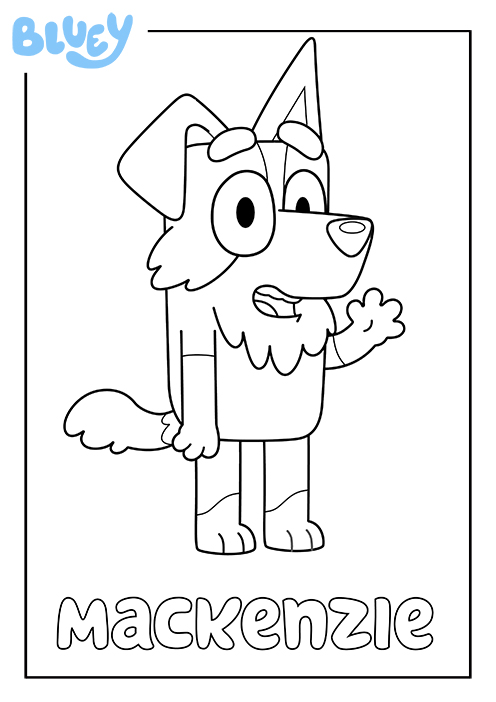 450 Bluey Coloring Pages Dad  HD