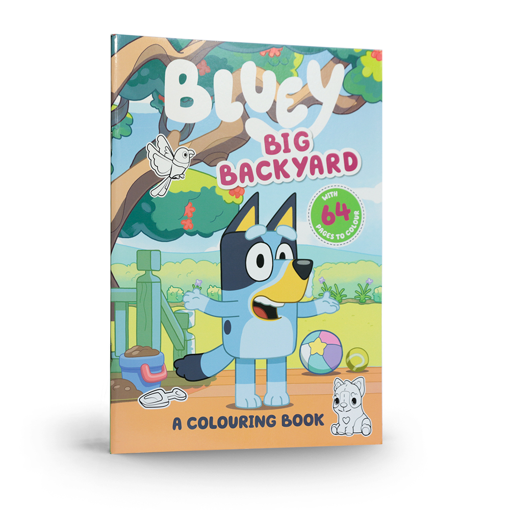 爆買い 英語 - Book Colouring Backyard Big Bluey: Bluey Website Official 手帳・カレンダー