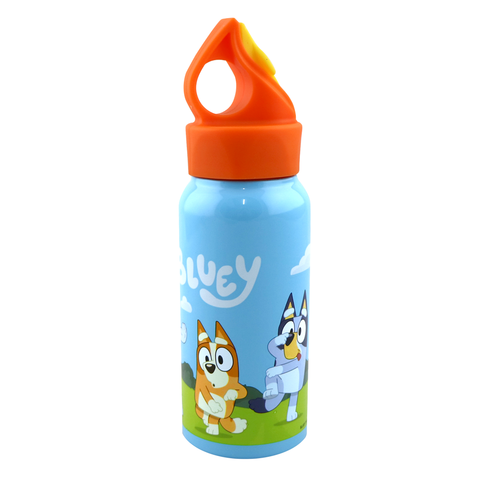 Bluey kids flip top water bottle stainless steel insulated – Happy