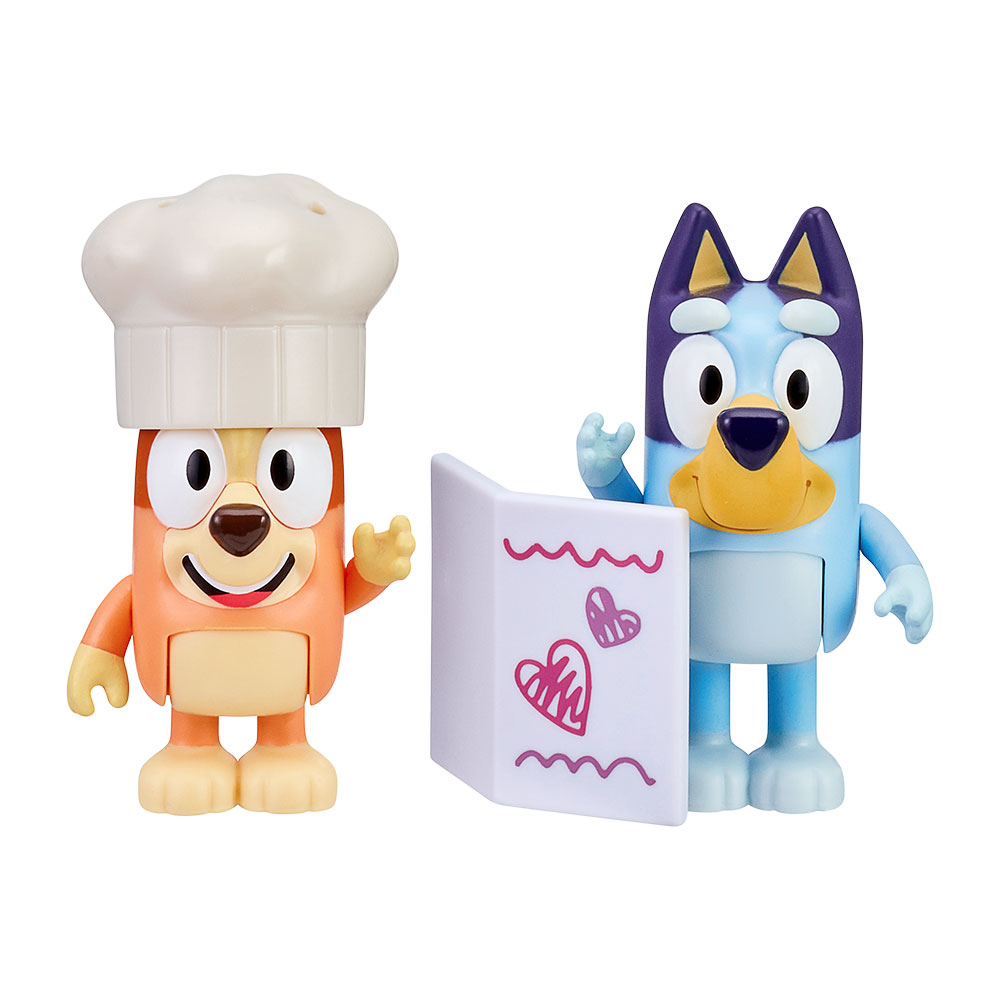 Fancy Restaurant Bluey & Bingo Figurines Bluey Official site
