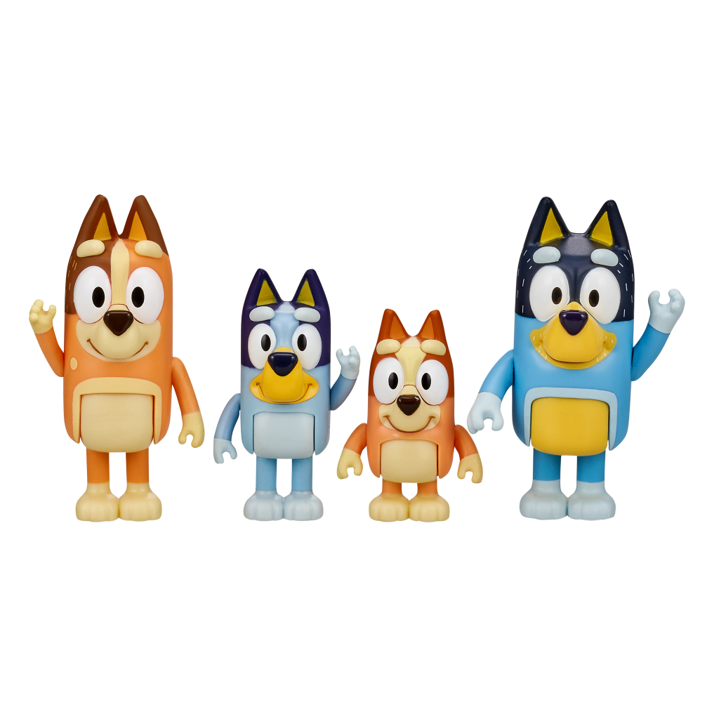Bluey 4pack Figurines Bluey Official Website