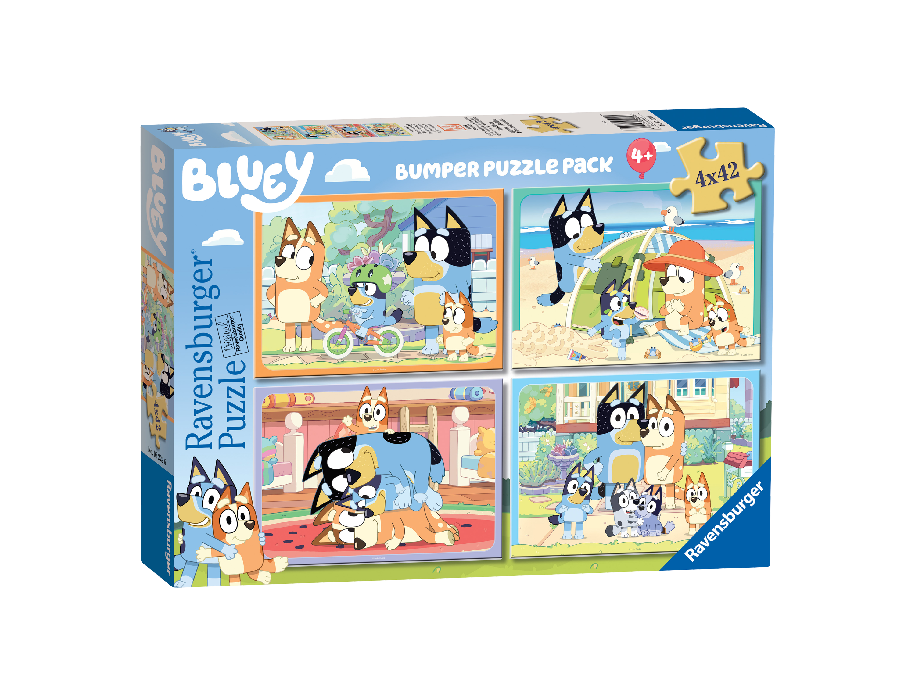 Bluey 4x42 piece puzzle - Bluey Official Website