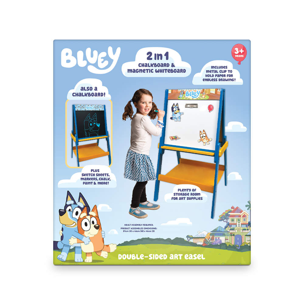 Bluey DoubleSided Art Easel Bluey Official site
