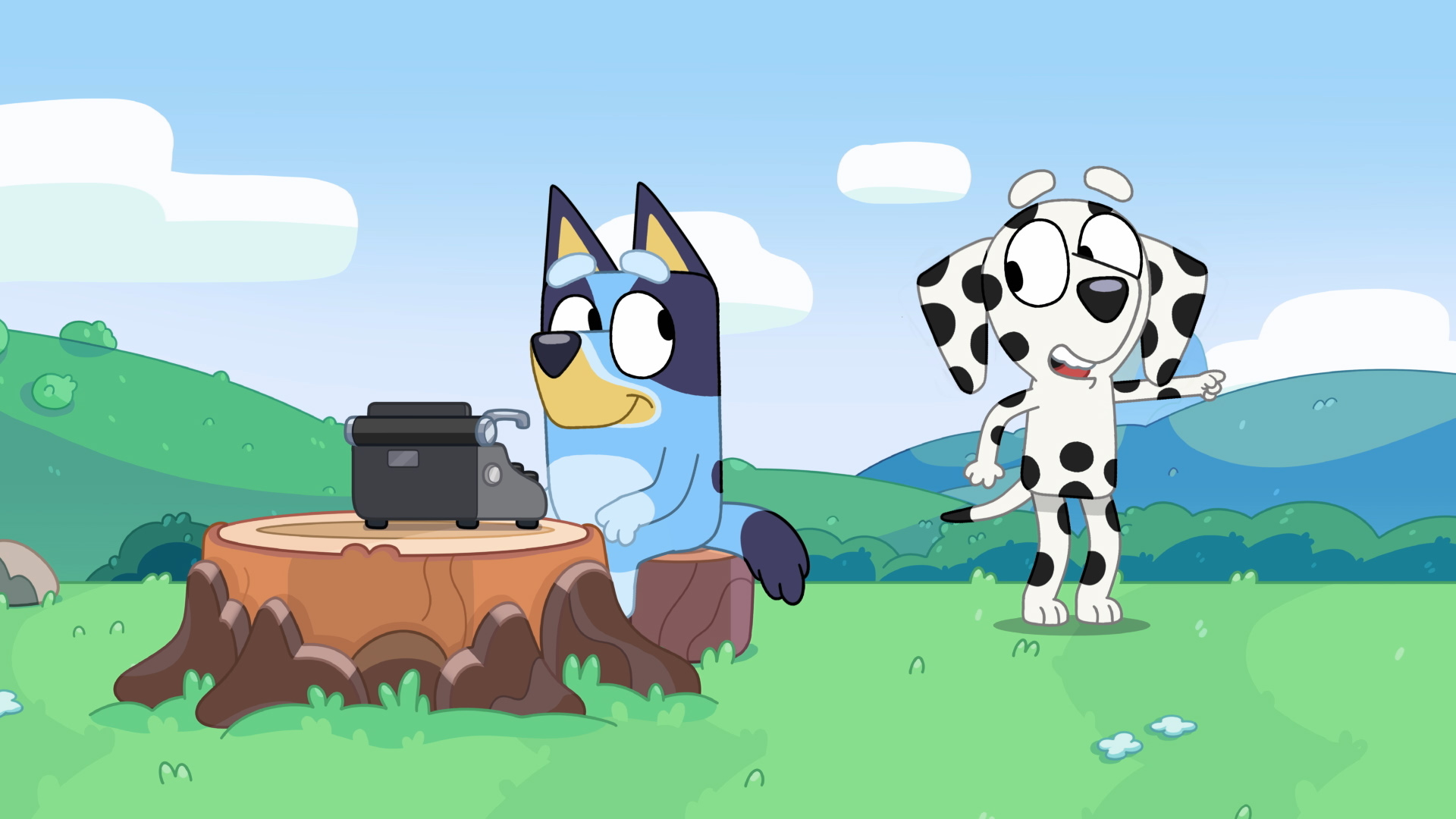 Typewriter Bluey Official site