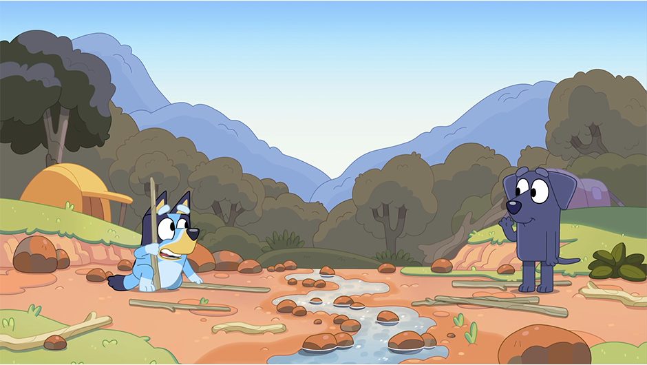 camping trip bluey episode