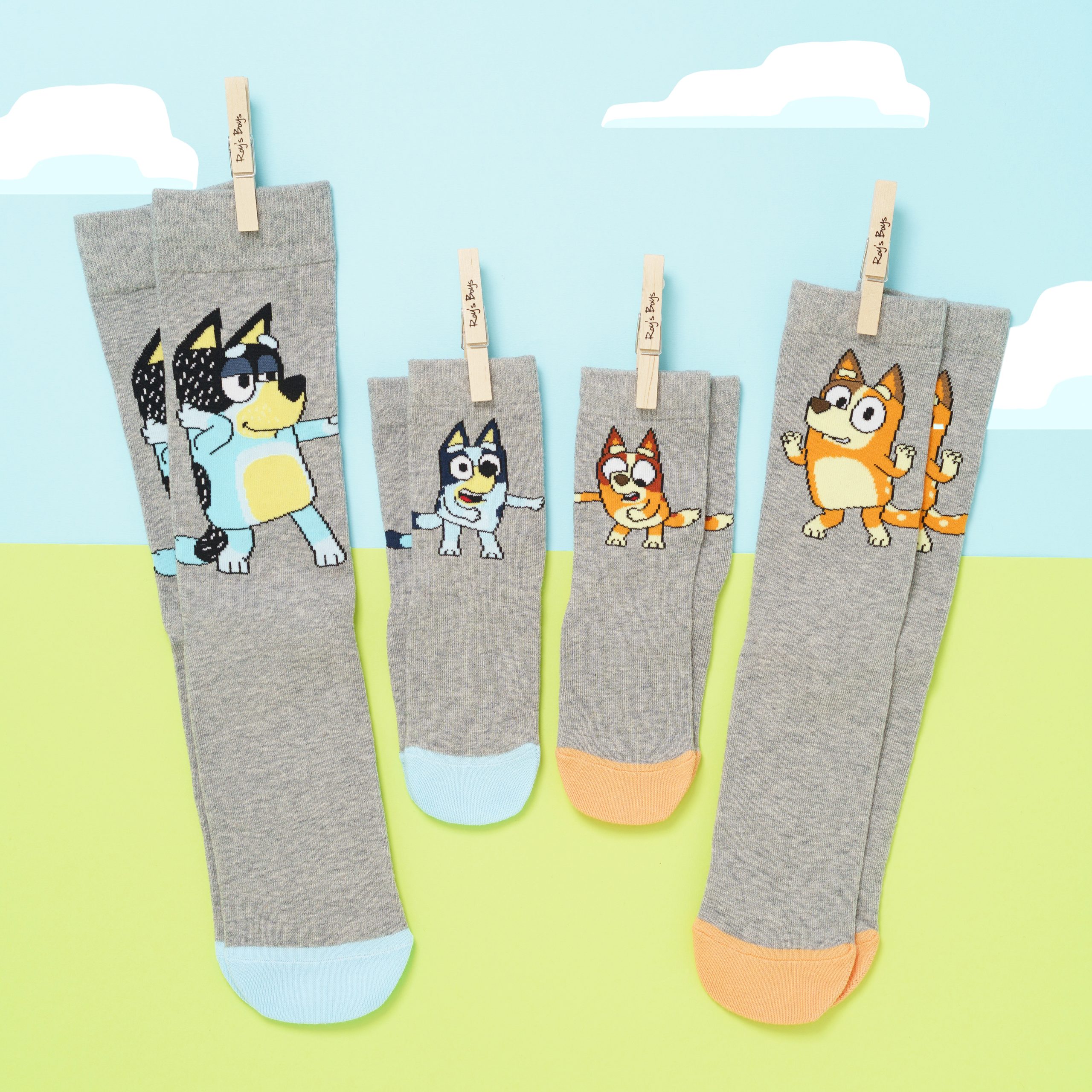 Bluey Family Socks (Children's & adults) Bluey Official Website