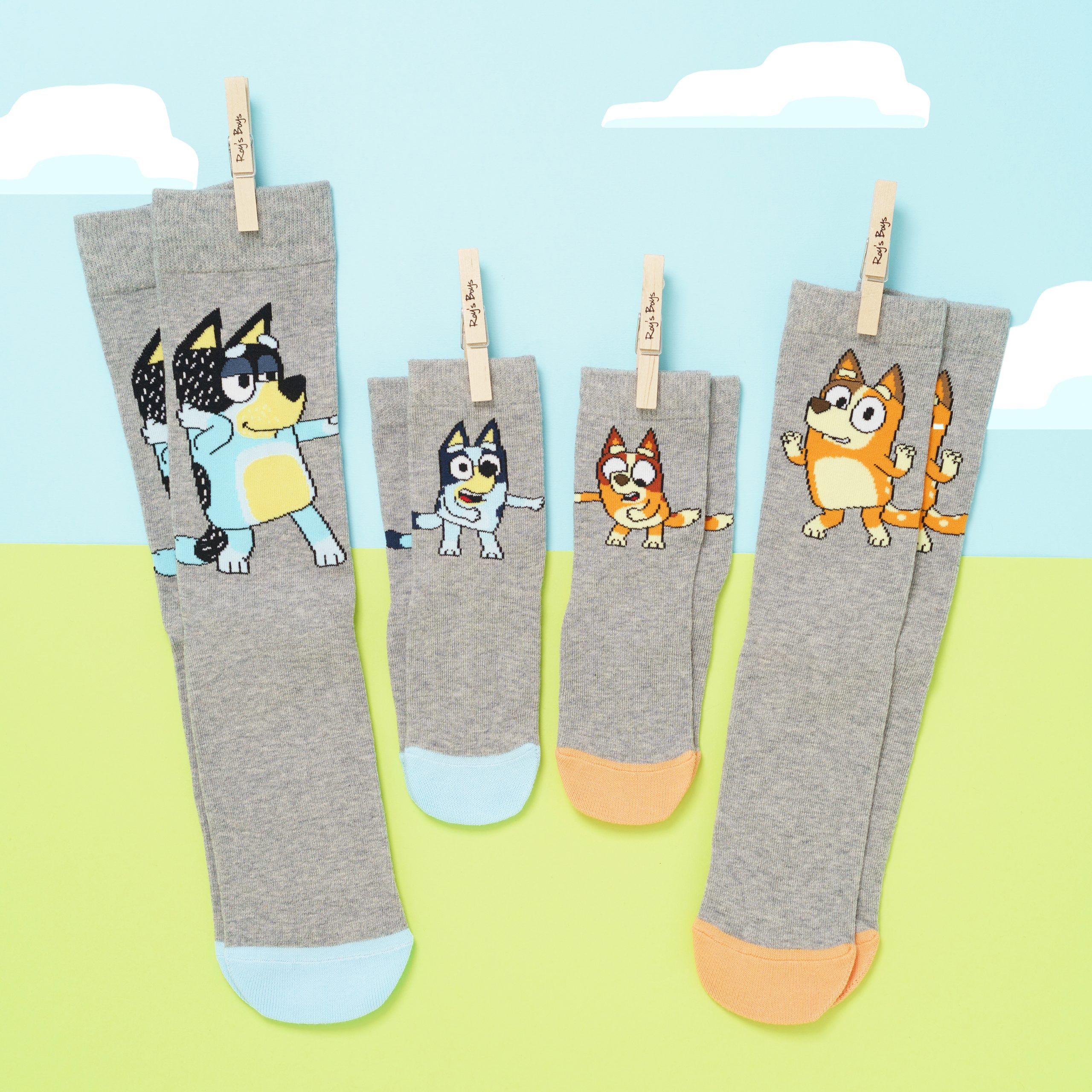 Bluey Family Socks (Children's & adults) - Bluey Official Website