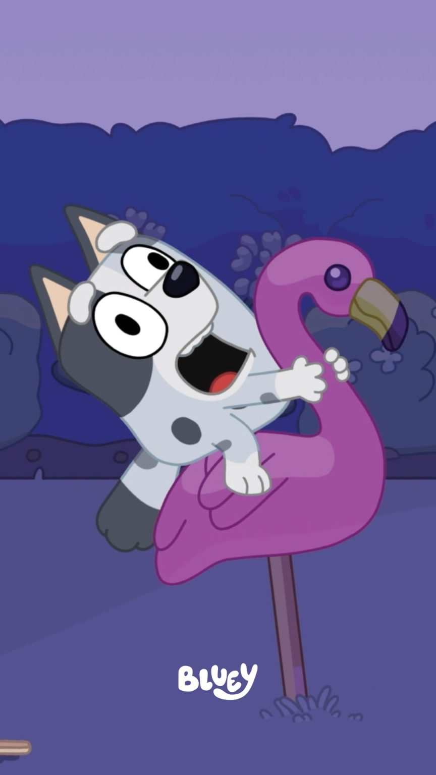 Muffin Sleepover Wallpaper Bluey Official Website muffin-sleepover-wallpaper-bluey-official-website