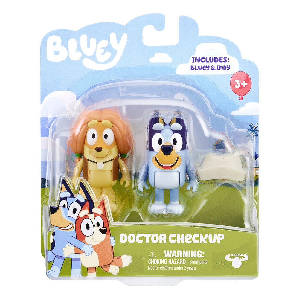 Doctor Checkup: Bluey & Indy Figurines - Bluey Official Website