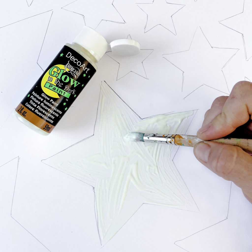 DIY SUPER BRIGHT GLOW IN THE DARK STARS 