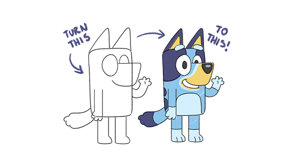 How to Draw The Heelers - Bluey Official Website