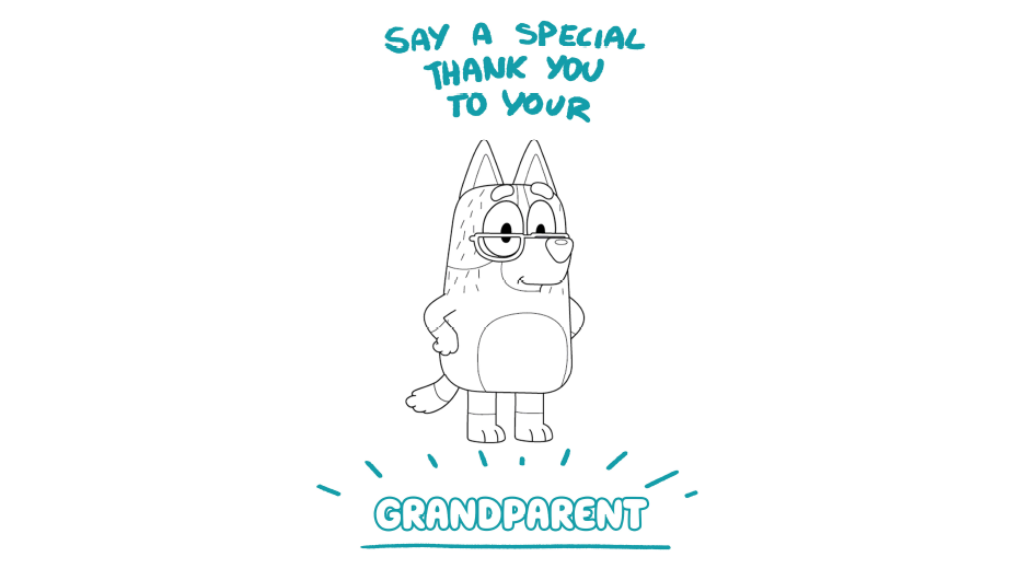 Send a card to your grandparent Bluey Official site