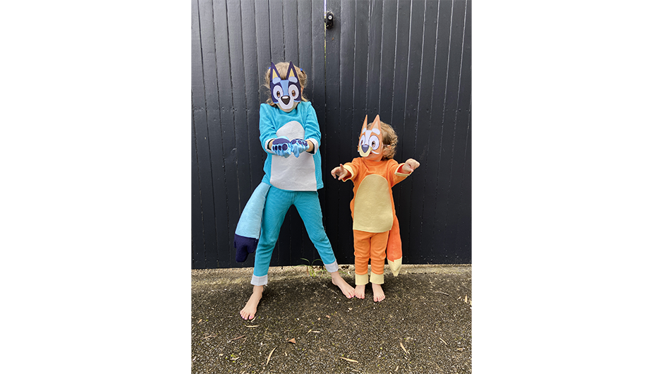 DIY Bingo Costume (From Bluey)  Bluey and bingo costume, Popular halloween  costumes, Bluey halloween costume