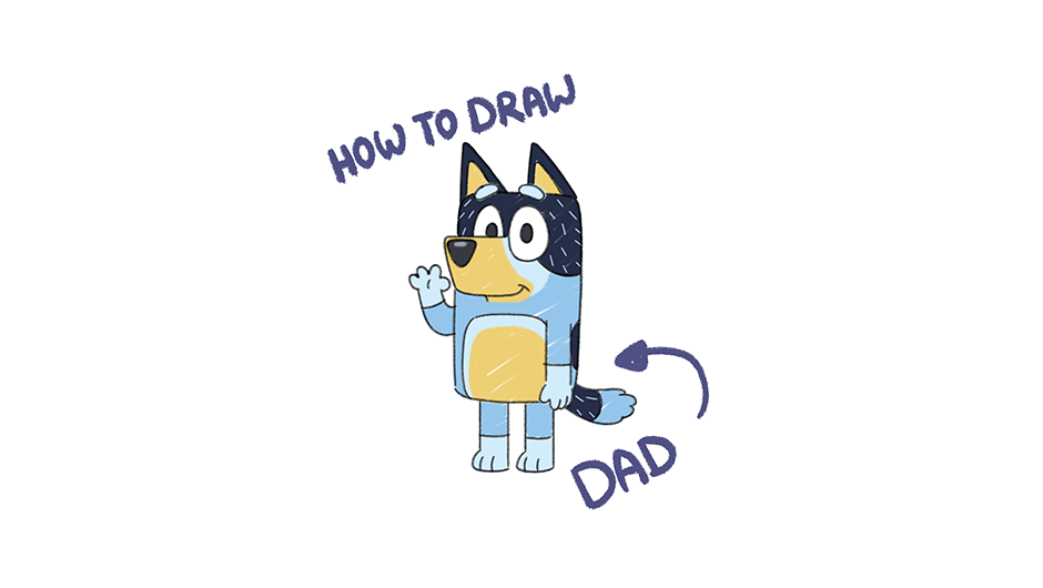 How to draw Bingo - Bluey Official Website