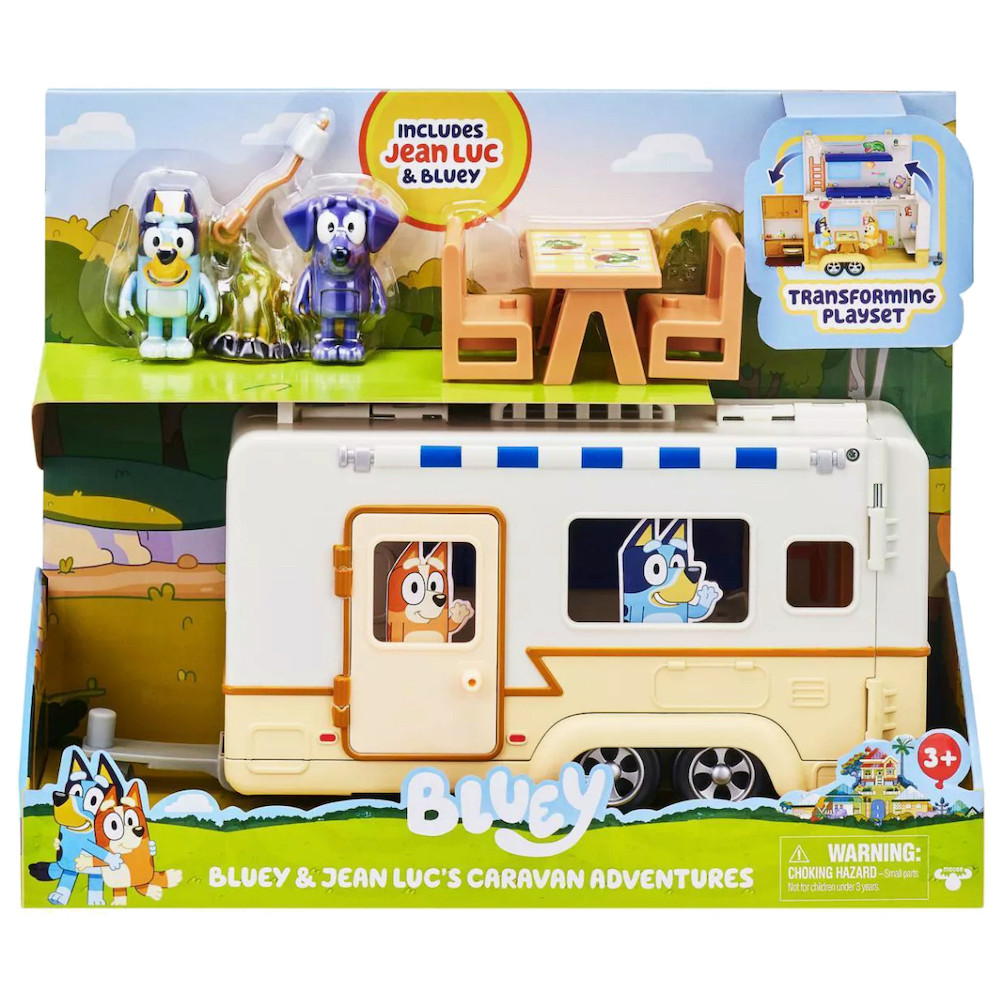 Bluey Camping Adventures Caravan