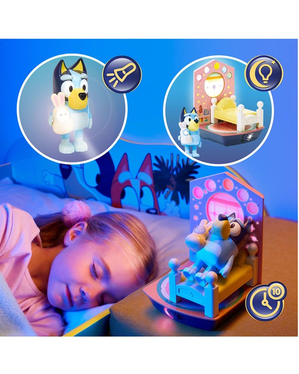 Bluey GoGlow Dream 3in1 Nightlight, Torch Sleep Trainer