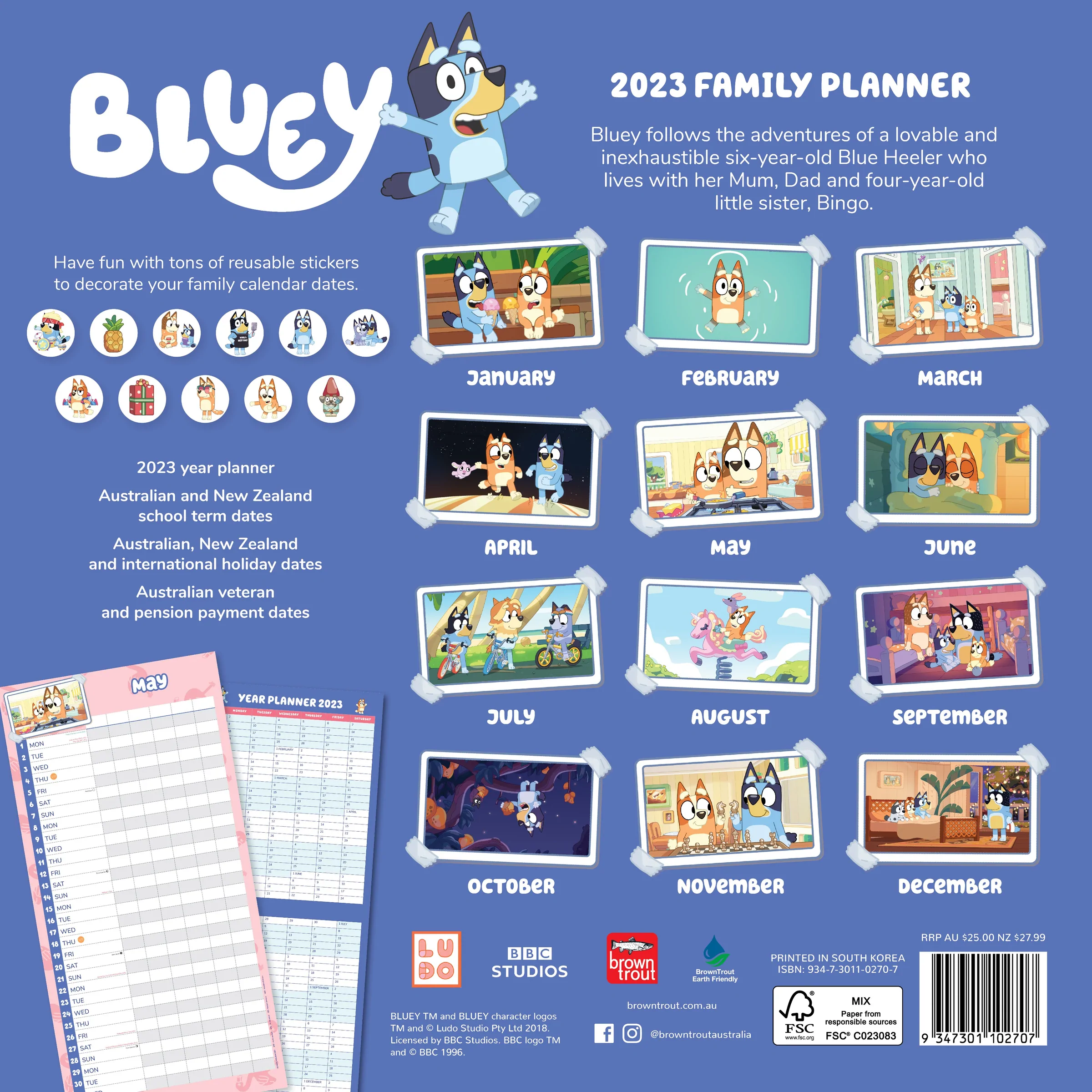 Bluey Family Planner 2023 Calendar Bluey Official Website 58 OFF Bluey Family Planner 2023 Calendar Bluey Official Website 58 OFF