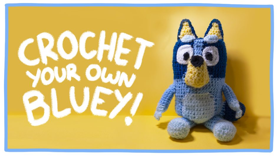 Crocheting stuffed animals from Top This! yarn.