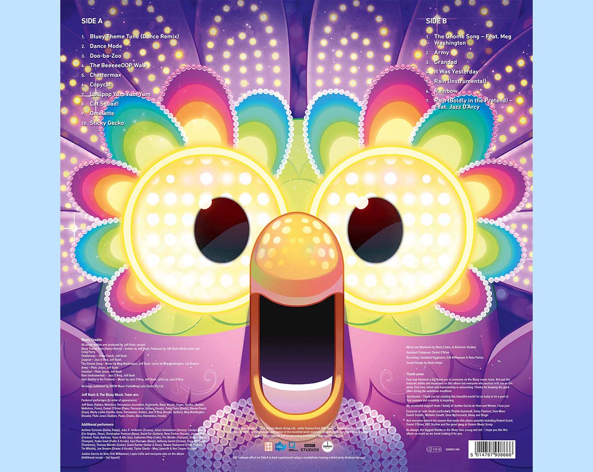 Bluey the Album Record Store Day Release Vinyl