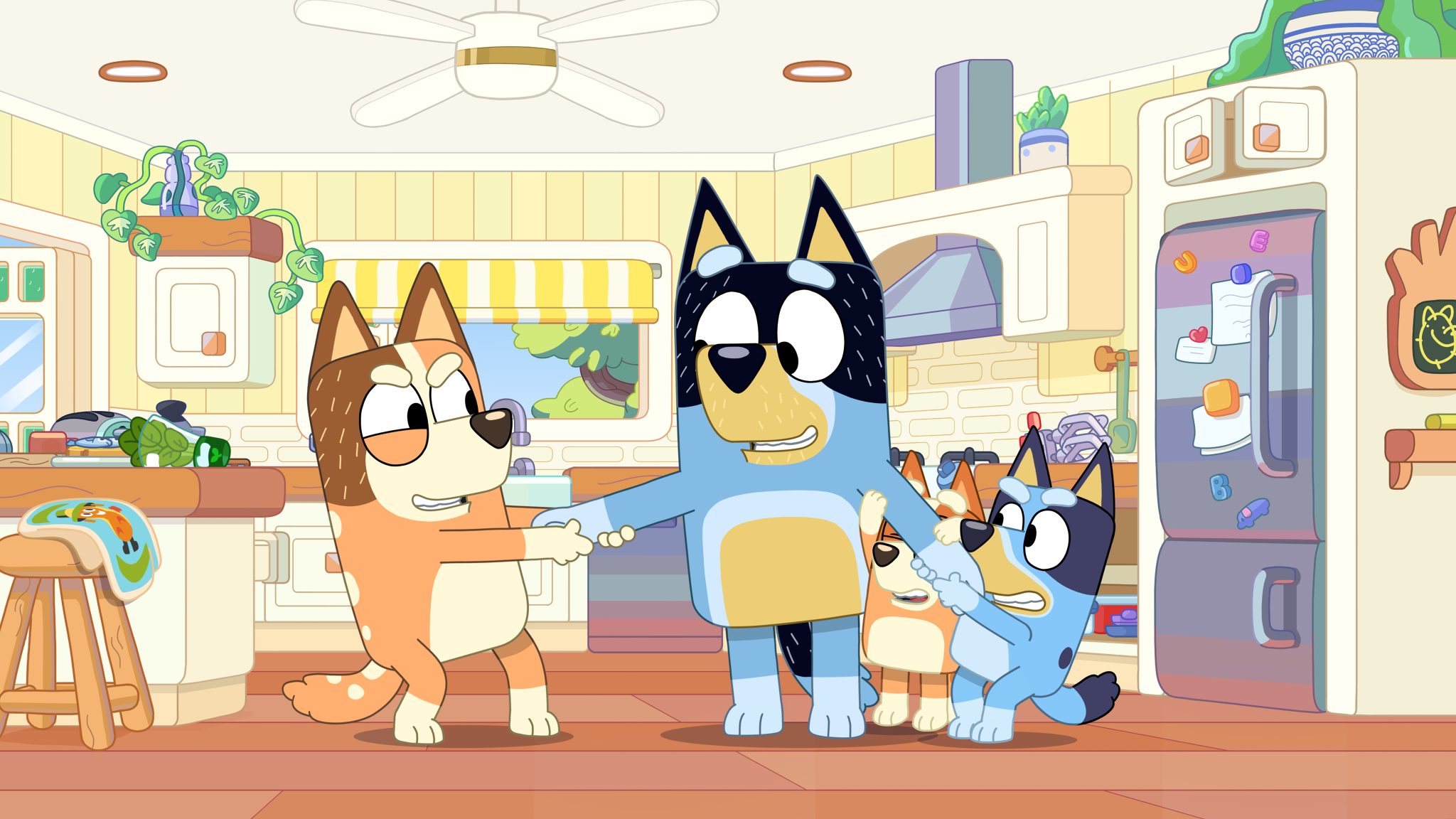 Smoochy Kiss Scramble! Bluey Official site