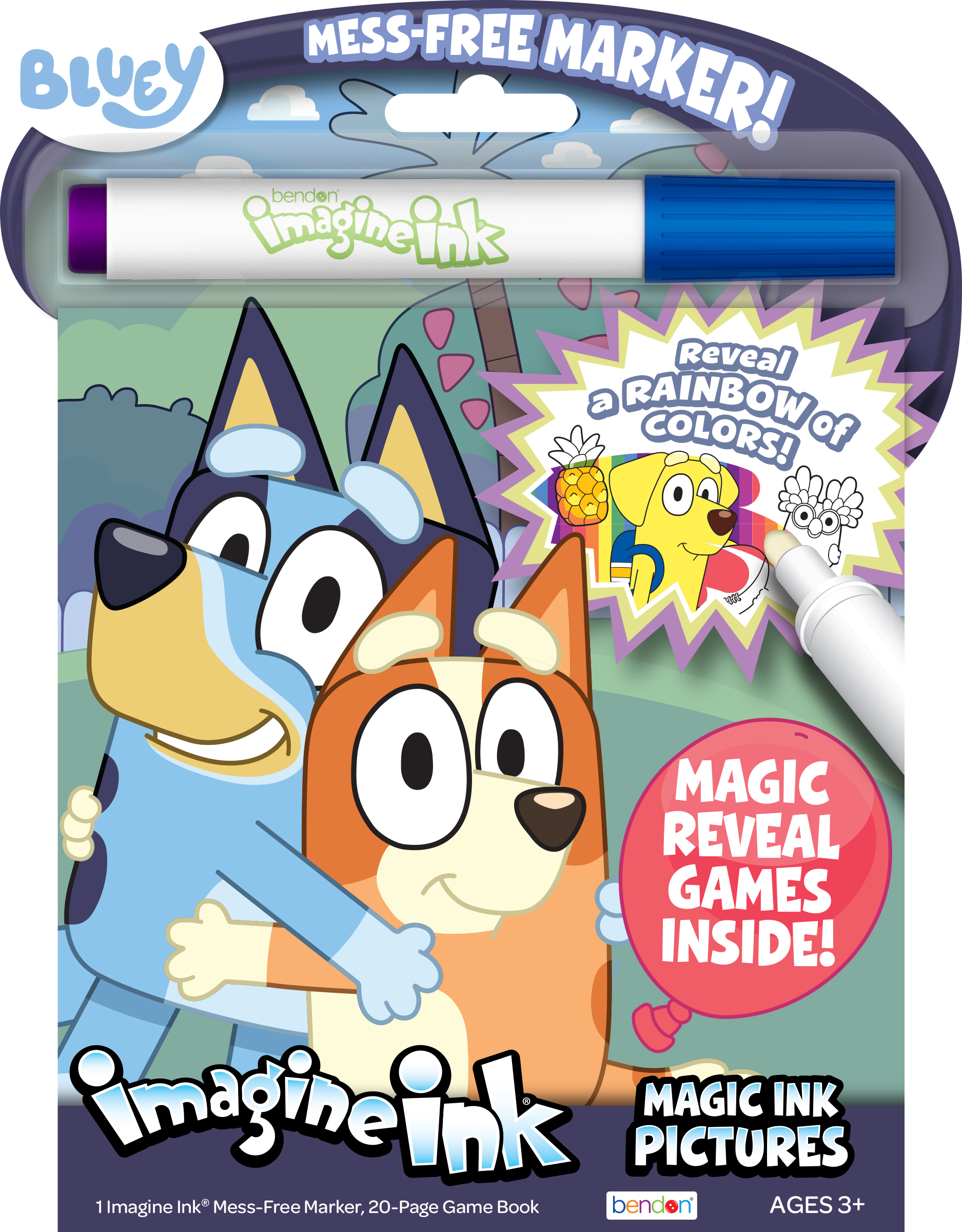 Bluey Imagine Ink Magic Ink Pictures Book Bluey Official Website