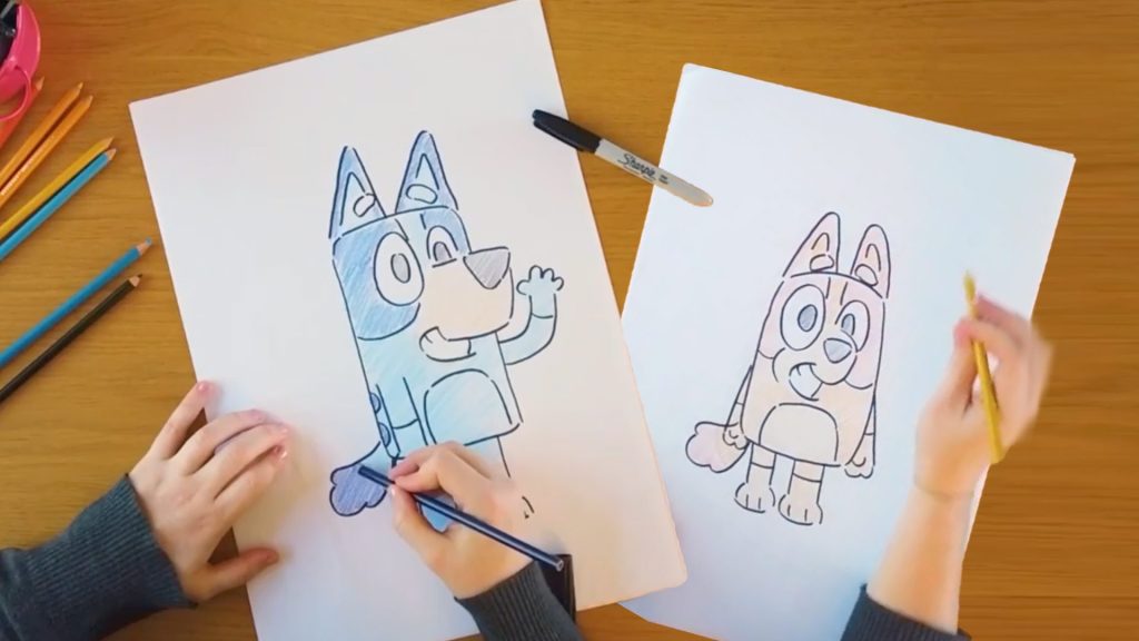 How to Draw Your Favourite Bluey Characters - Bluey Official Website