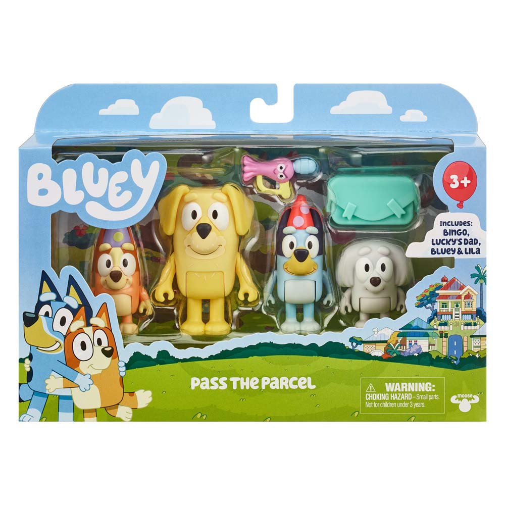 Bluey 4pk Figurines - Bluey Official Website