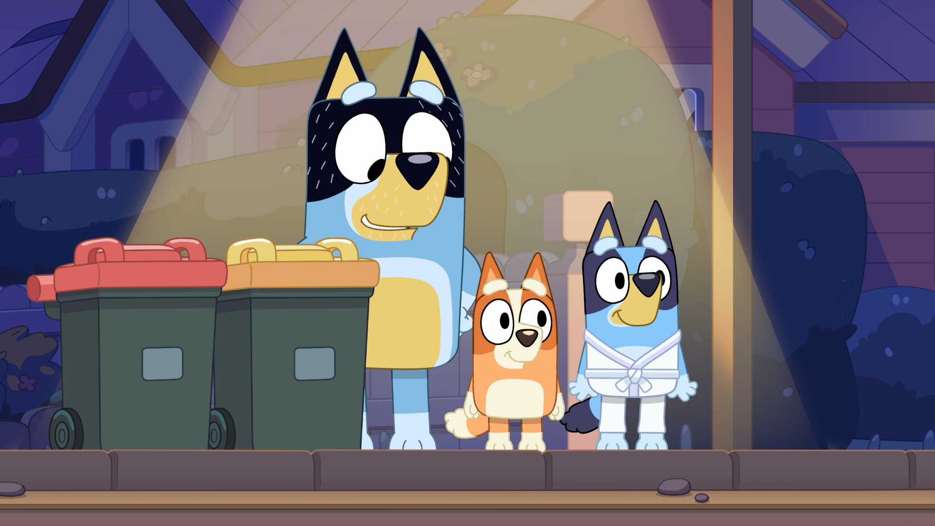 Bluey Season 2, Episode 41 Bin Night