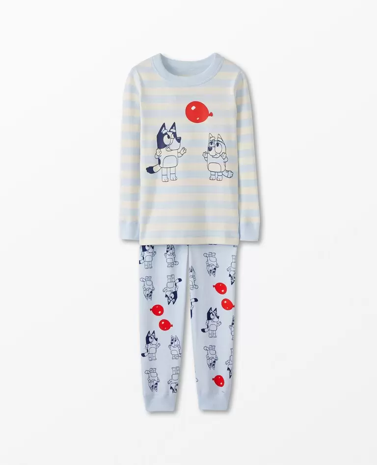 Bluey x Hanna Andersson Long John Pajama Set - Bluey Official Website