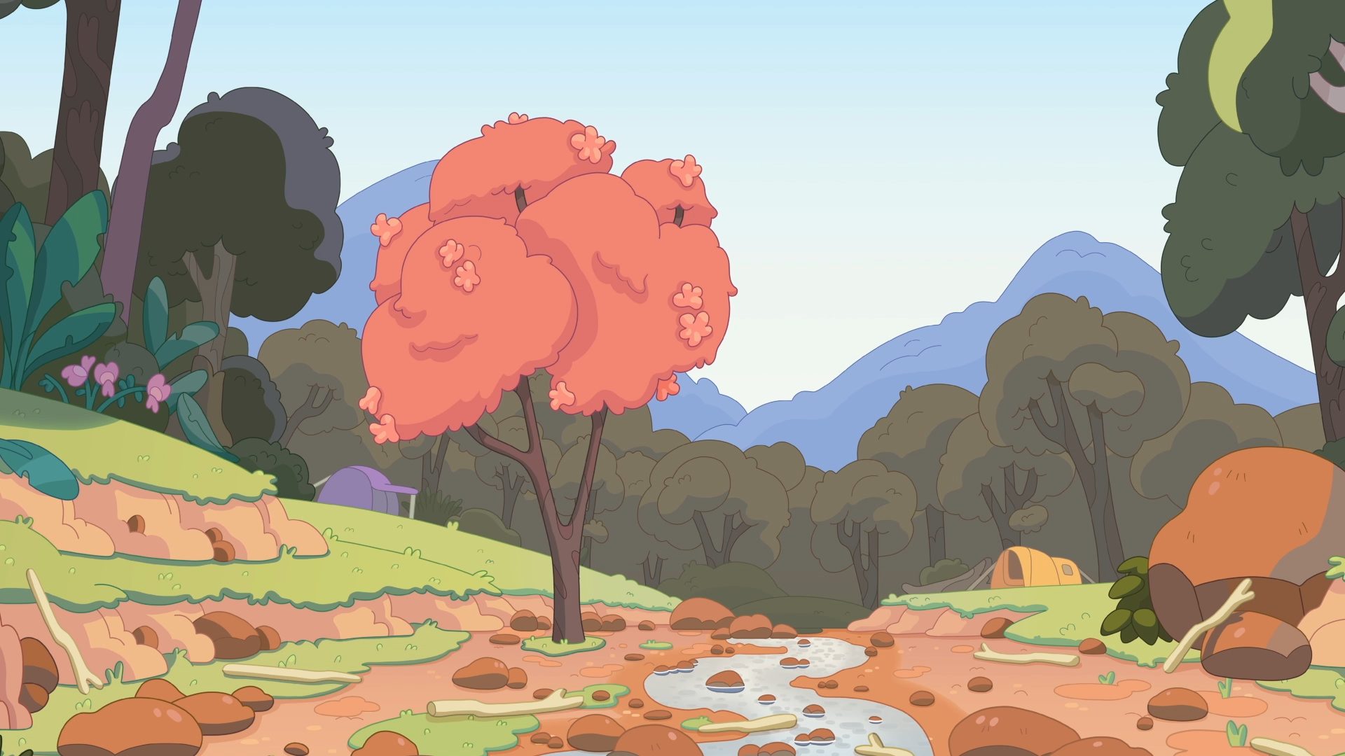 This episode of Bluey is called CAMPING