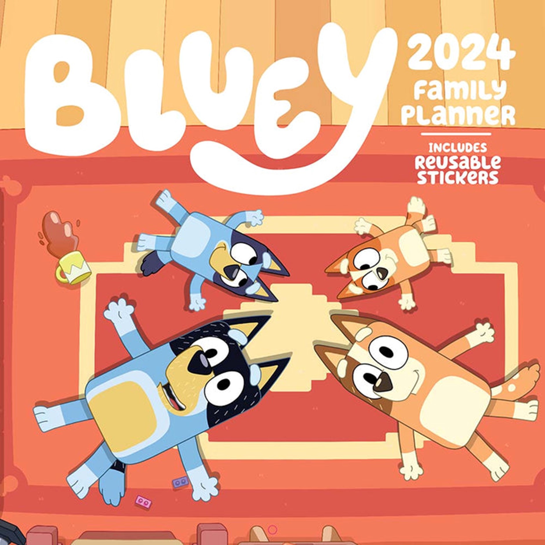 Bluey Family Planner 2025 Square Calendar Bluey Official Website