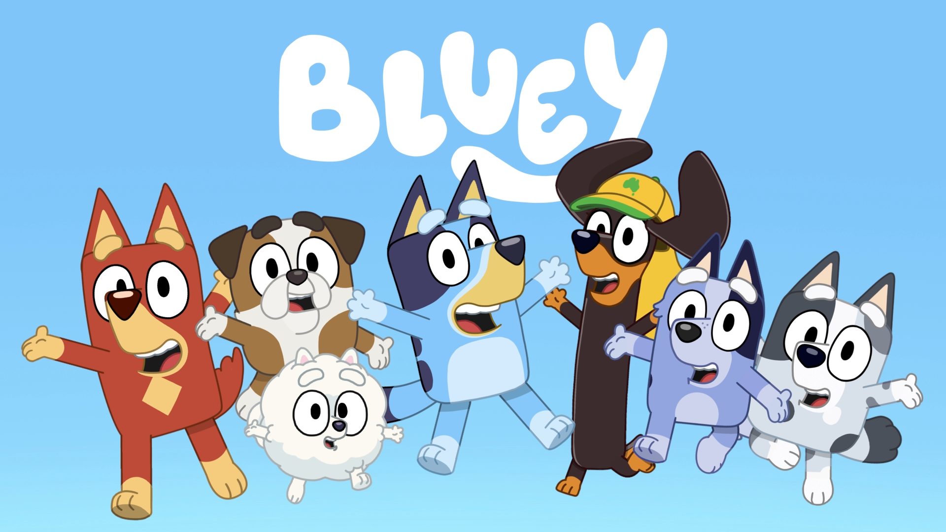 Bluey and Bingo Butterflies Wallpaper - Bluey Official Website