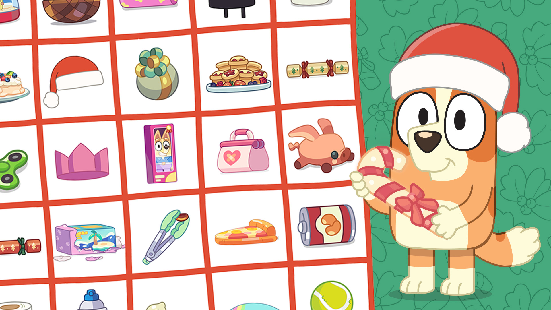 Play: Christmas Episode Bingo - Bluey Official Website