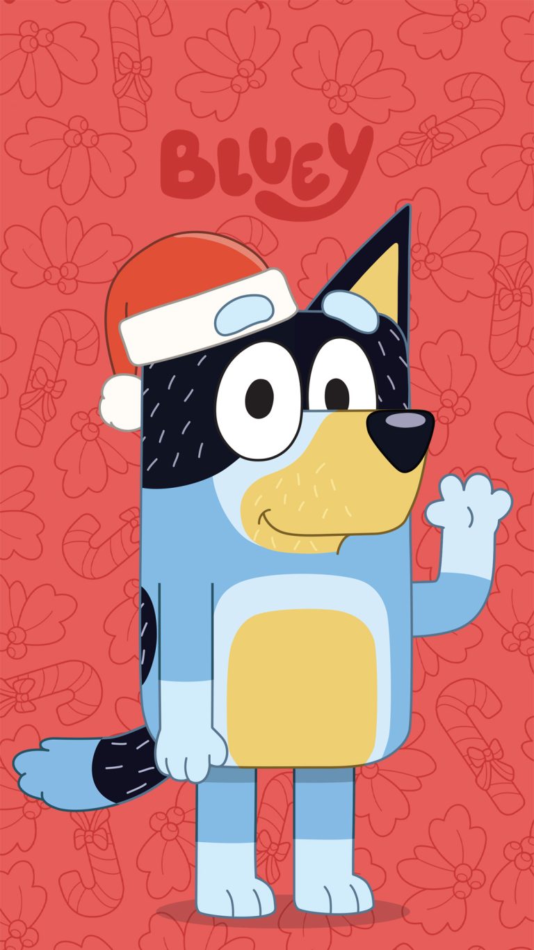 Bluey&rsquo;s Christmas Phone Wallpapers - Bluey Official Website
