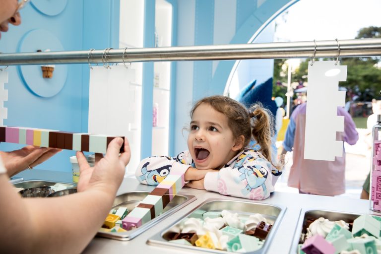 Visit the LEGO Bluey Ice Cream Pop Up! Bluey Official