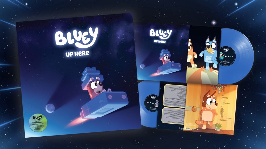 'Bluey Up Here' album art