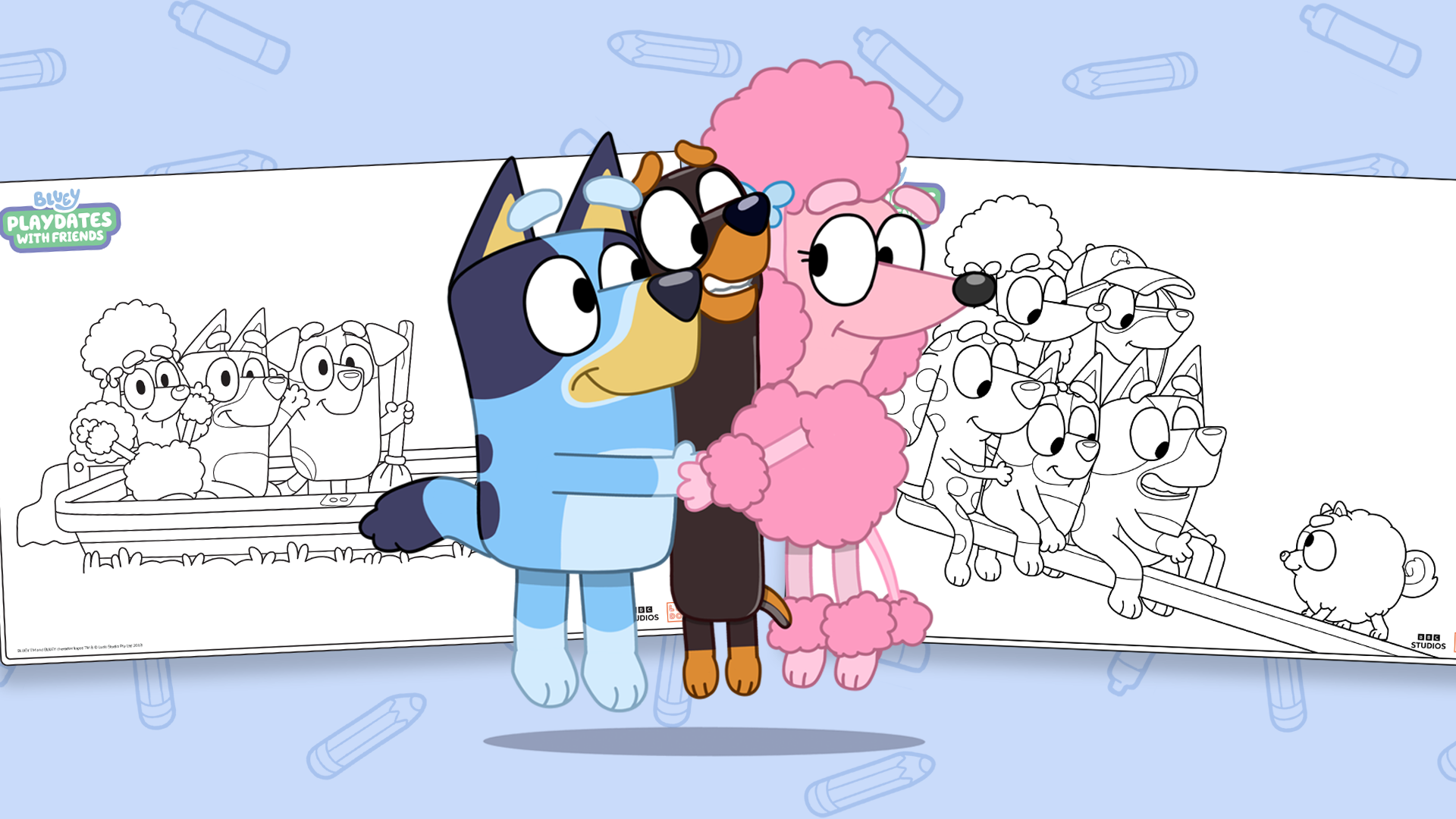 Bluey, Snickers & Coco jumping